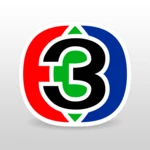 3 live android application logo